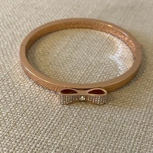 Kate Spade Rose Gold Bow Bangle